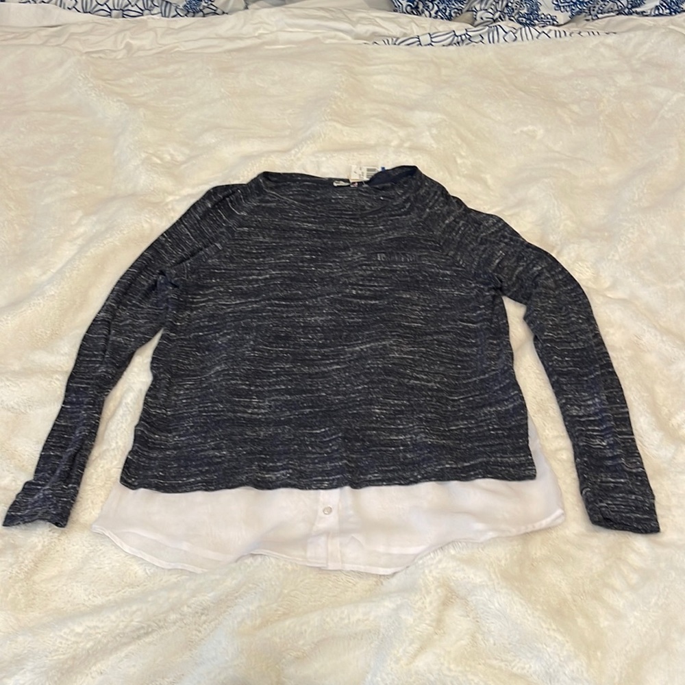 KUT From The Kloth Navy White Women’s Sweater XL